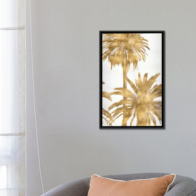 «Golden Palms Panel IV» par Kate Bennett, reproduction d'art sur toile