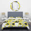 Ensemble de housse de couette à géométrie moyenne abstraite rétro-40702793