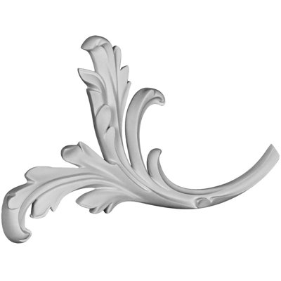 Irwin 7.5'' H x 9.5'' W x 0.75'' D Urethane Onlay Scroll