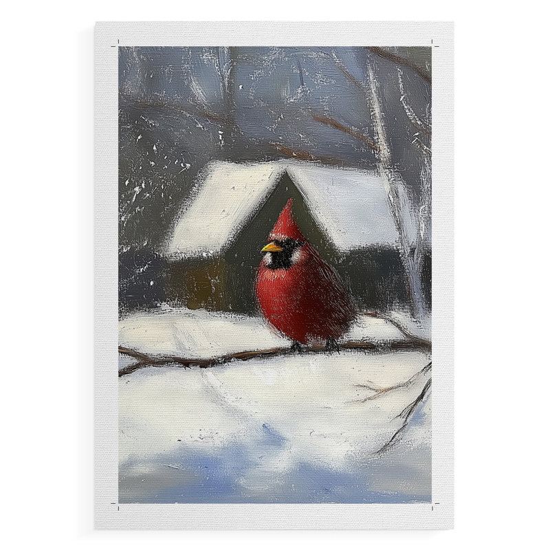 Art de Noël des Fêtes de Noël - impression sur toile seulement - non encadrée, H 48 po x l 32 po