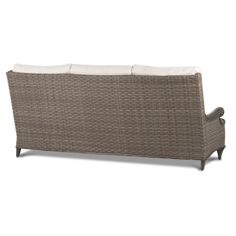 Davenport Outdoor 3 - Seat Patio Sofa, Nurture Pebble