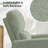 Reiby Silina Teedy Swivel Rocking Recliner for Nursery with Pocket,Large Footrest  (Set of 2)-1270403941