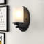 1-E26 Applique murale 4,33 pouces avec abat-jour en verre-519680766
