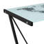 Orella Glass Top Writing Desk
