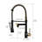Commercial Kitchen Faucet With Pull Down Sprayer, Single Handle Single Lever Kitchen Sink Faucet