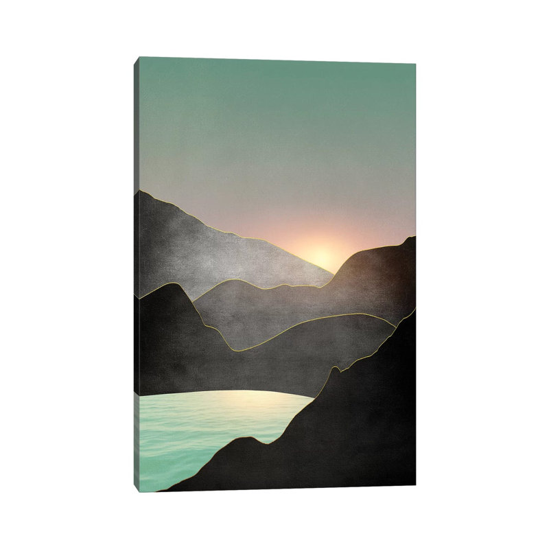 Minimal Landscape III by Marco Gonzalez - Wrapped Canvas Print, 20.32 cm H x 30.48 cm W