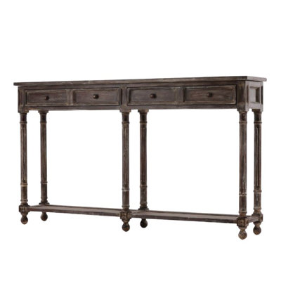 Belanger 57.25" Solid Wood Console Table by One Allium Way