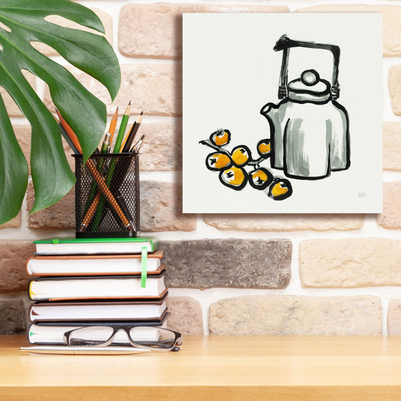 «Tea And Loquats» par Chris Paschke, art mural sur toile