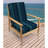Sunbrella 22" x 45" Outdoor Deep Seat Cushion Set with Ties-1719693698