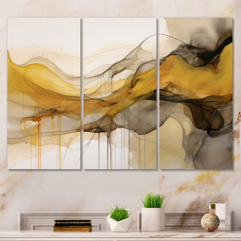 «Undefined Continuation», impression sur toile 3 pièces, H 32 po x l 48 po x P 1 po