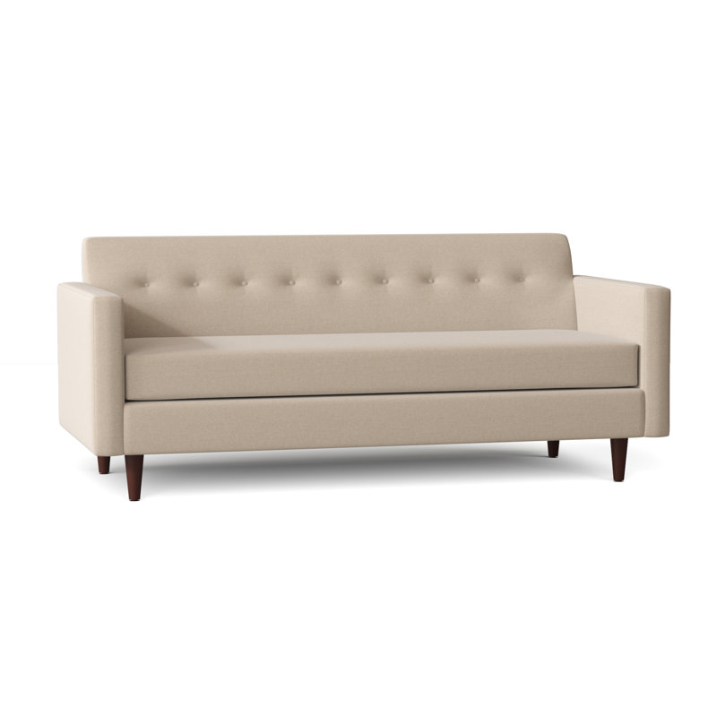 Floodwood Upholstered 77.5'' Sofa, Crafty Linen