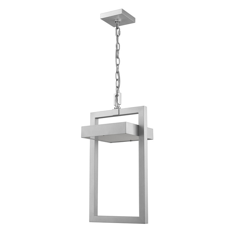 Giddens LED Outdoor Pendant, Silver