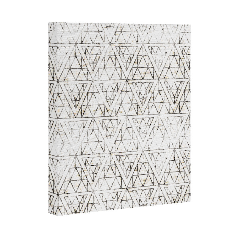 Rustique diamond, impression sur toile tendue, H 10 po x l 8 po x P 1,5 po