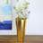 IRIS Solid Gilded Glass Taper Vase-462533802-462533803