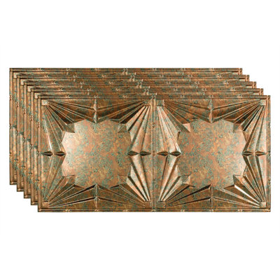 Panneau de plafond décoratif en vinyle 2 pi x 4 pi FASÄDE Art Deco