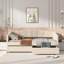 Lit plateforme tapissier avec rangement Aquavia-2045869556
