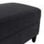 Falone 57cm Wide Square Solid Colour Footstool