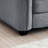 Oversize 3-Seater Sofa With One Footrest