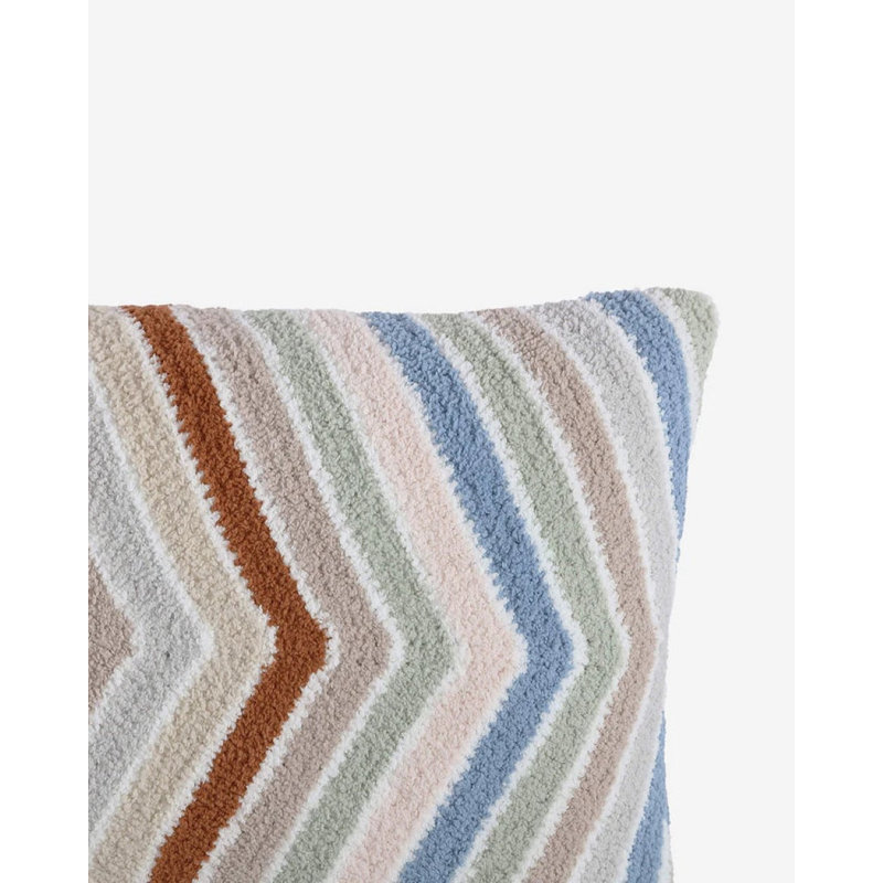 Cusco Square Pillow Cover & Insert, Mineral Chevron