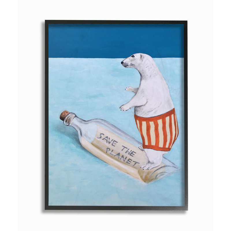 Décoration murale Weil, Giclée encadrée noir minuit, H 20 po x l 16 po x P 1,5 po