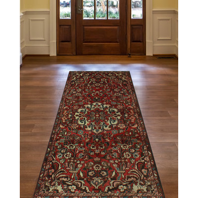 Janka One-of-a-Kind 3'7" X 8'6" 1980s Runner Wool Area Rug in