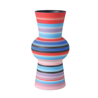 Happy 80's Handmade Ceramic / Porcelain Table Vase