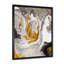 Vague de marbre doré et noir V - peinture sur toile-67231568-67231569