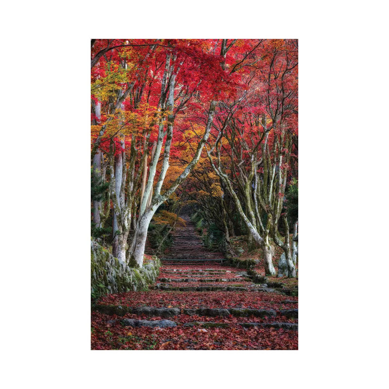 Autumn in Japan XXVIII 1 Piece Wall Art on Canvas, 30.48cm H x 20.32cm W x 1.91cm D, Wrapped Canvas