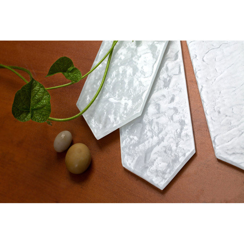Carrelage mural en verre 3 po x 12 po