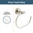 Voisin Round Open Towel Ring Bath Hardware Accessory-20434897