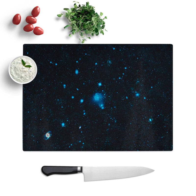 Tempered Glass out of Space Vol.10 Chopping Board, 39 cm W x 28.5 cm L