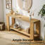 Console 63 "avec tablette de rangement Boho