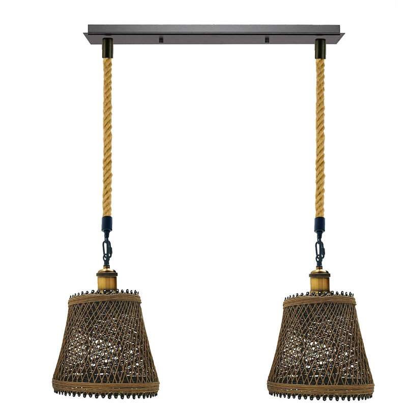Fagan 2 - Light Hemp Kitchen Island Pendant