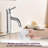 Modern Deck-Mounted Faucet - 1 Hole, Brushed Nickel, Elegant Appearance Bathroom Modern, Single Smooth Water Discharge-124241895