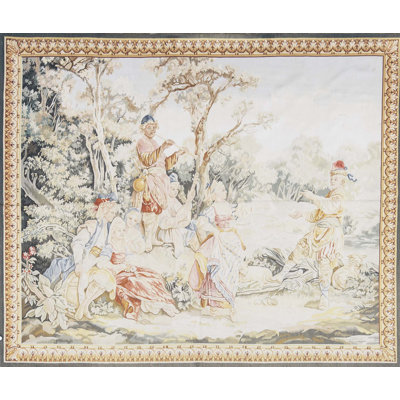 Hand-Knotted High-Quality Gold and Beige Area Rug