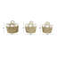 Three Posts Seagrass Decorative Basket