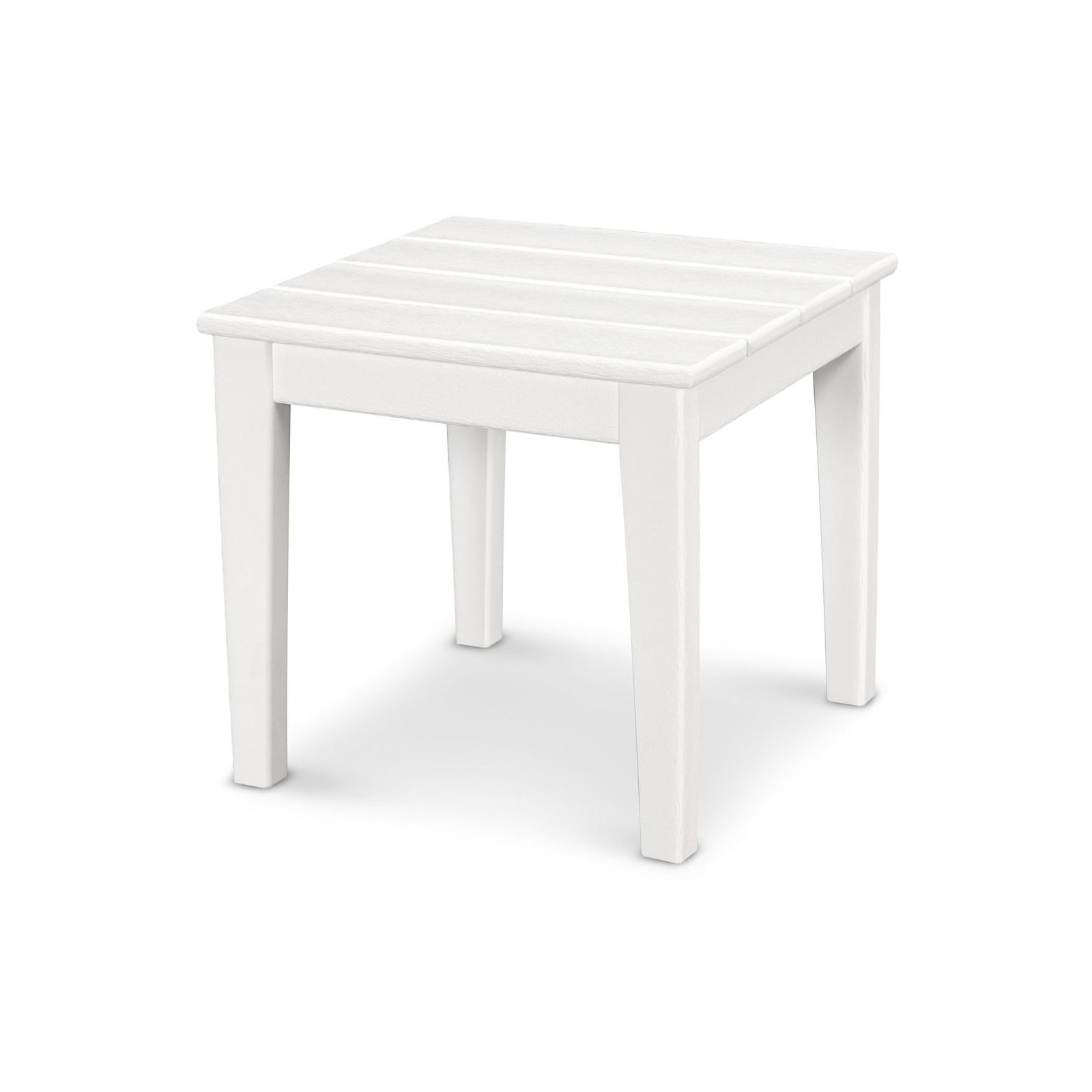 POLYWOOD Newport 18" End Table, White