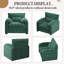 Fauteuil surdimensionné avec accoudoirs confortables Mid-Century-725502265