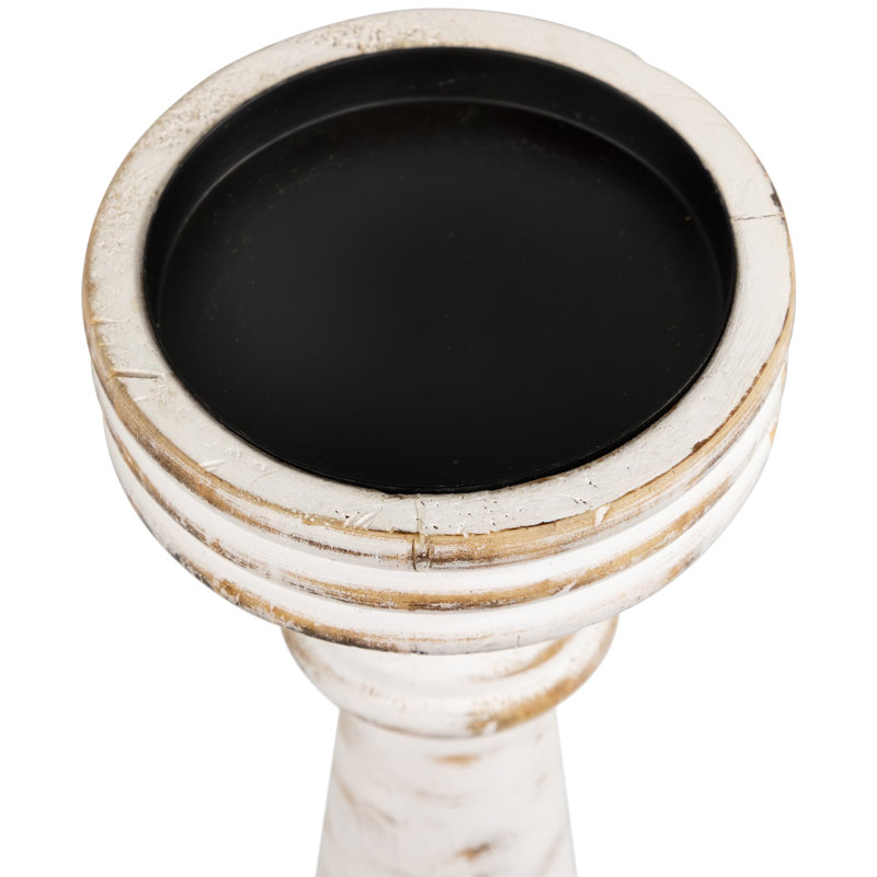 12'' H Wood Tabletop Pillar