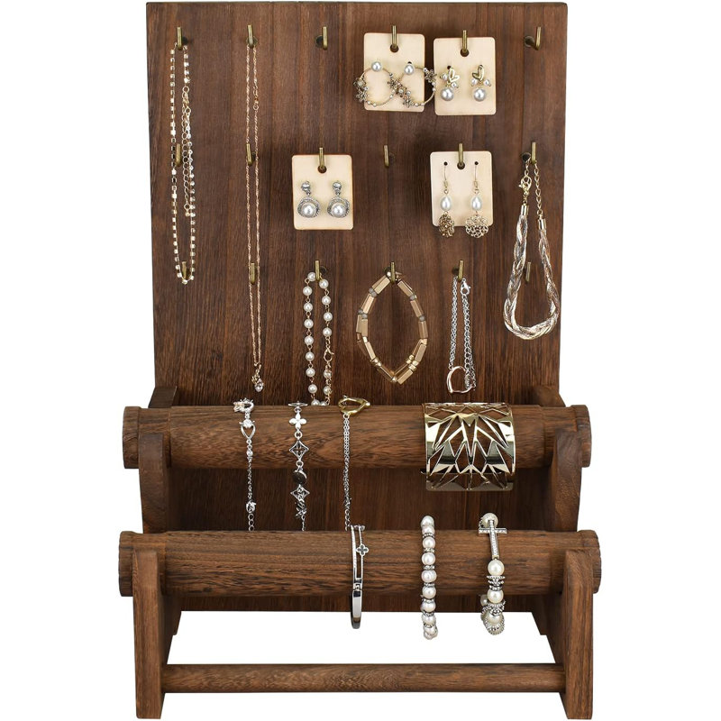 Chamya Wood Jewelry Stand +