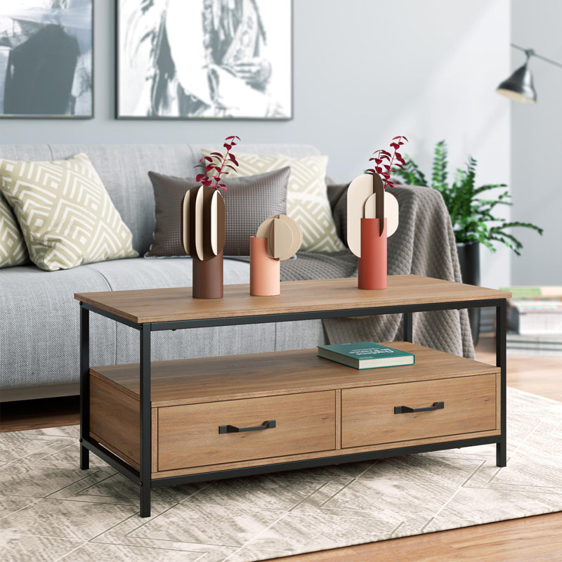Four Leg Coffee Table with Storage