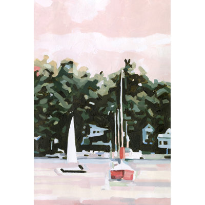 Lake Afternoon II 1 Piece Wrapped Canvas Painting