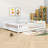 Queen Floor Bed With Safety Guardrails-2120676065