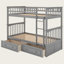Lit superposé convertible avec tiroirs, structure en bois massif avec barrière de sécurité et rangement sous le lit-1232669730-1232669757