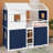 Twin-Sized Wooden Bunk Bed, Cottage-Style Bed With Windows And Play Tent, Low Loft Bed Frame With Secure Guardrail-994061601-994061614