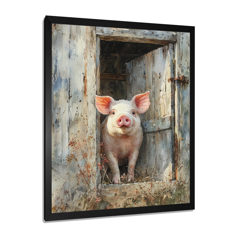 Donia - animaux, impressions sur toile, Noir, noir, noir, noir, H 20 po x l 12 po, Reproduction encadrée d'une seule photo