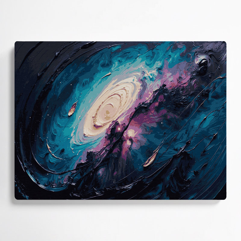 Space Orion Nebula Grey Metal Wall Art