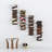 Floating Shoe Rack Wall-mounted, Floating 6 Pair Shoes Display Shelf, Walnut-1313447709