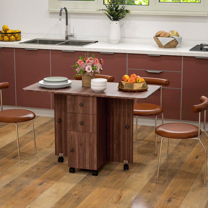 Louima Dining Table, Brown