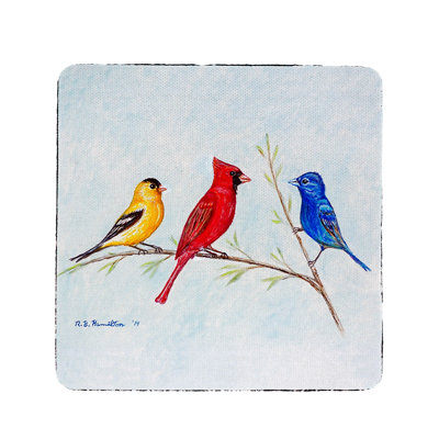 Meserve Silicone Square 4 Piece Coaster Set